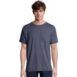 Men's Hanes® ComfortWash Garment-Dyed Pocket Pajama Tee