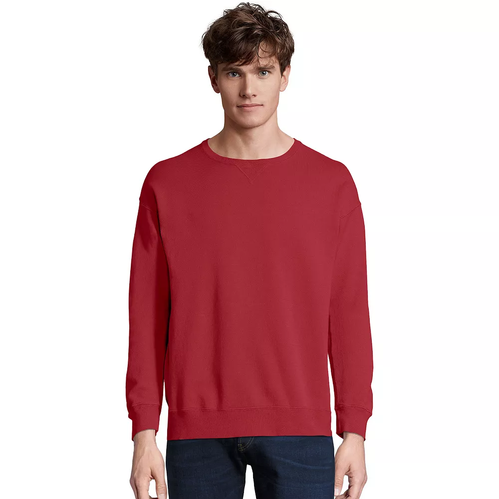Men's Hanes® ComfortWash Garment-Dyed Fleece Sweatshirt - Image 7