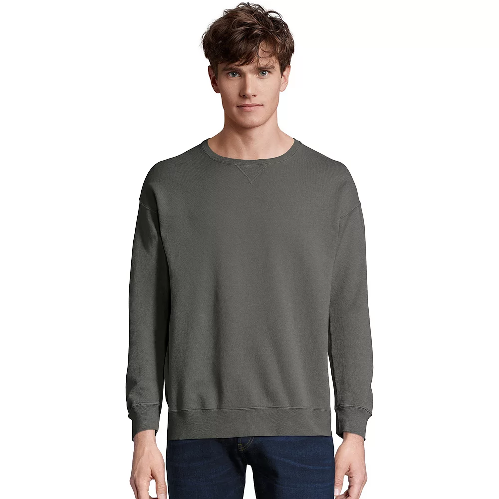 Men's Hanes® ComfortWash Garment-Dyed Fleece Sweatshirt - Image 4