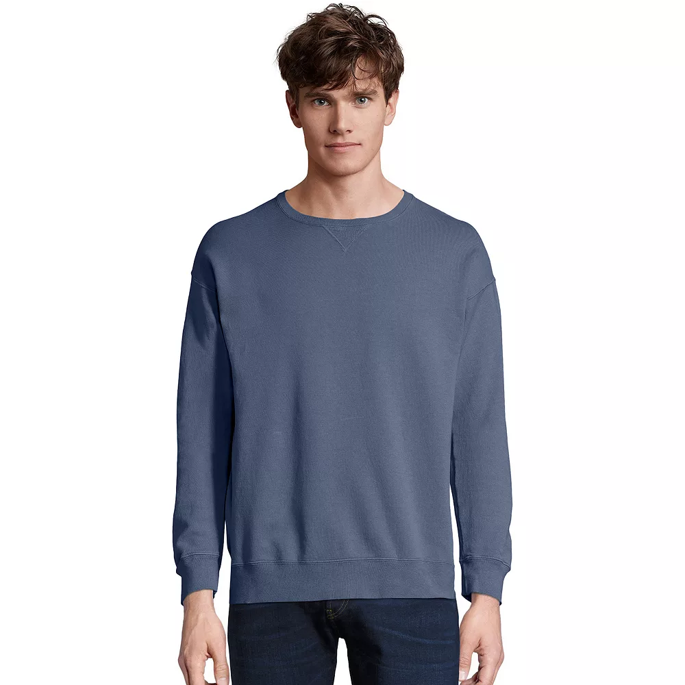 Men's Hanes® ComfortWash Garment-Dyed Fleece Sweatshirt