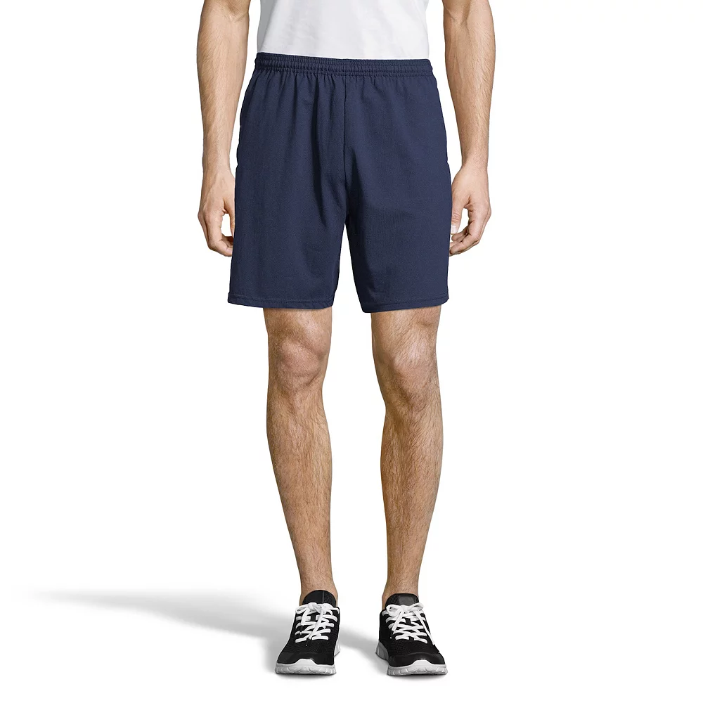 Men's Hanes® ComfortSoft Jersey Pocket Shorts