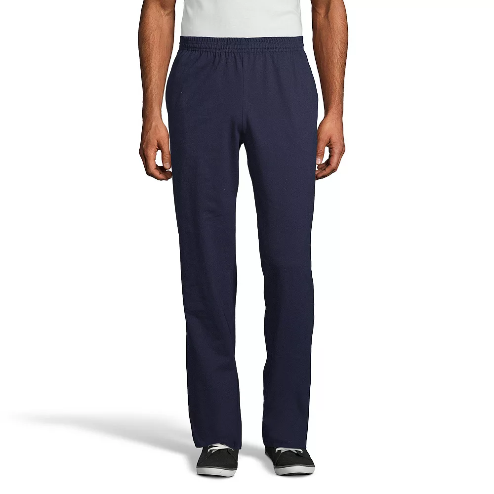 Men's Hanes® ComfortSoft Jersey Pocket Pajama Pants - Image 2