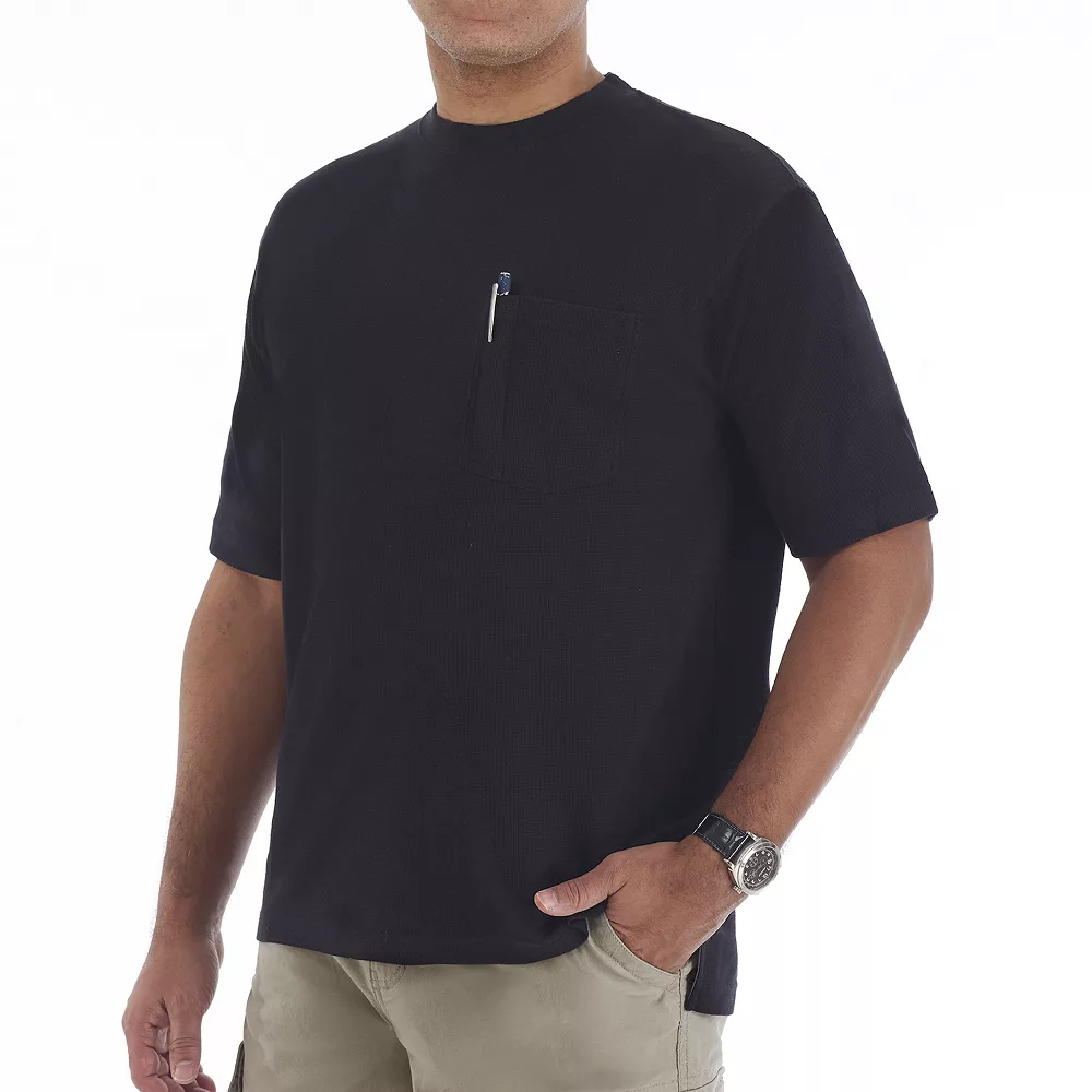 Men's Smith's Workwear Mini-Thermal Crewneck Tee - Image 5