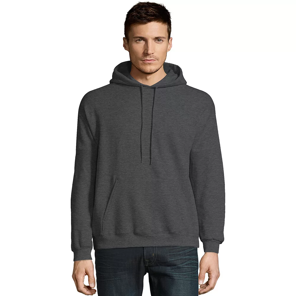 Men's Hanes® EcoSmart Fleece Pullover Hoodie - Image 4