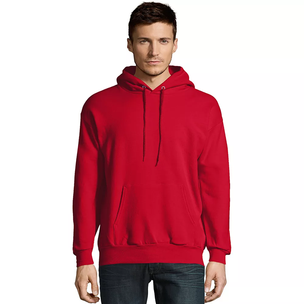 Men's Hanes® EcoSmart Fleece Pullover Hoodie - Image 2