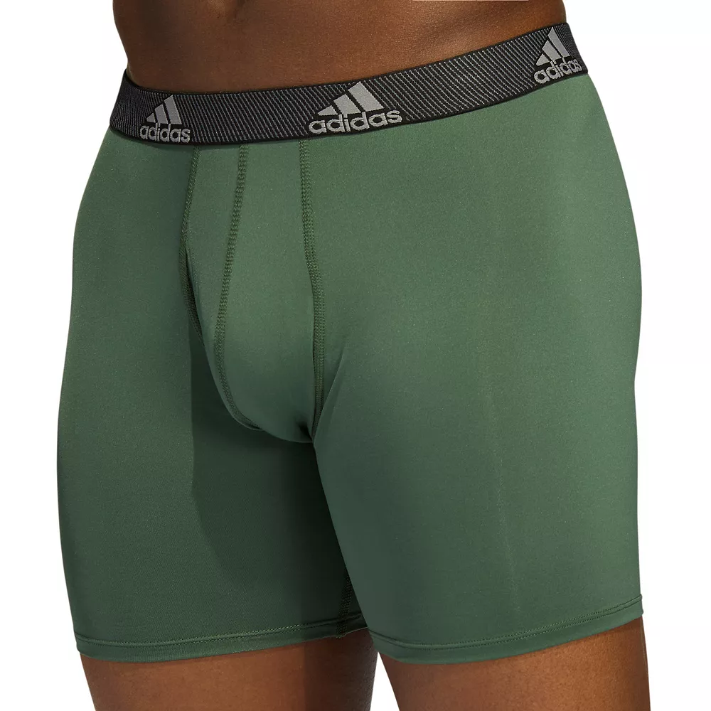 Men's adidas Performance 3-Pack Long Boxer Briefs - Image 9