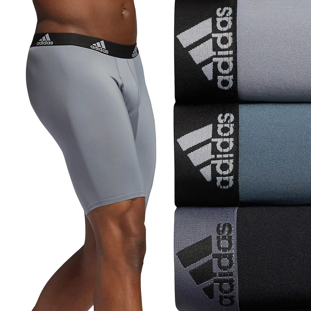 Men's adidas Performance 3-Pack Long Boxer Briefs - Image 6