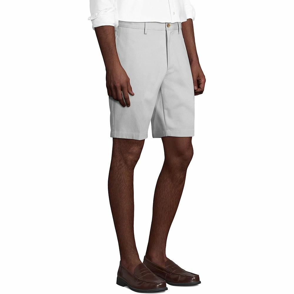 Men's Lands' End Classic-Fit 9-inch No-Iron Chino Shorts - Image 5