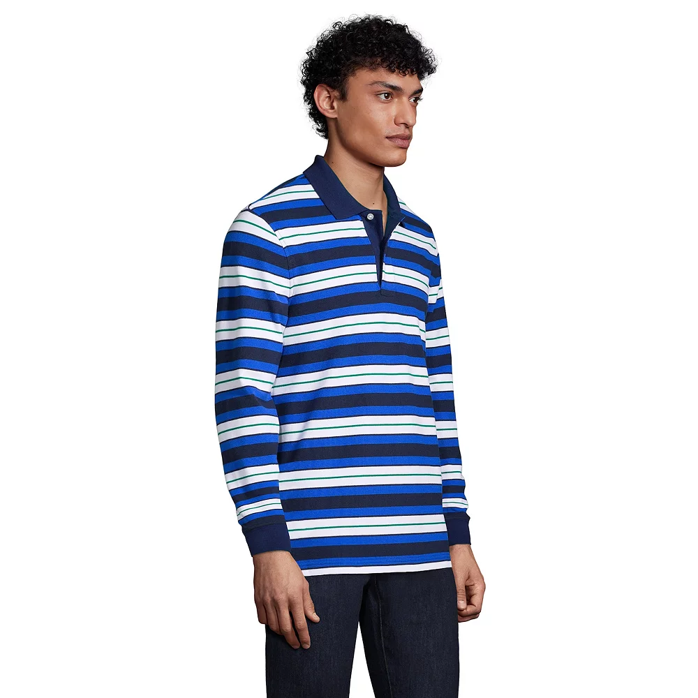 Men's Lands' End Comfort-First Solid Mesh Polo - Image 2