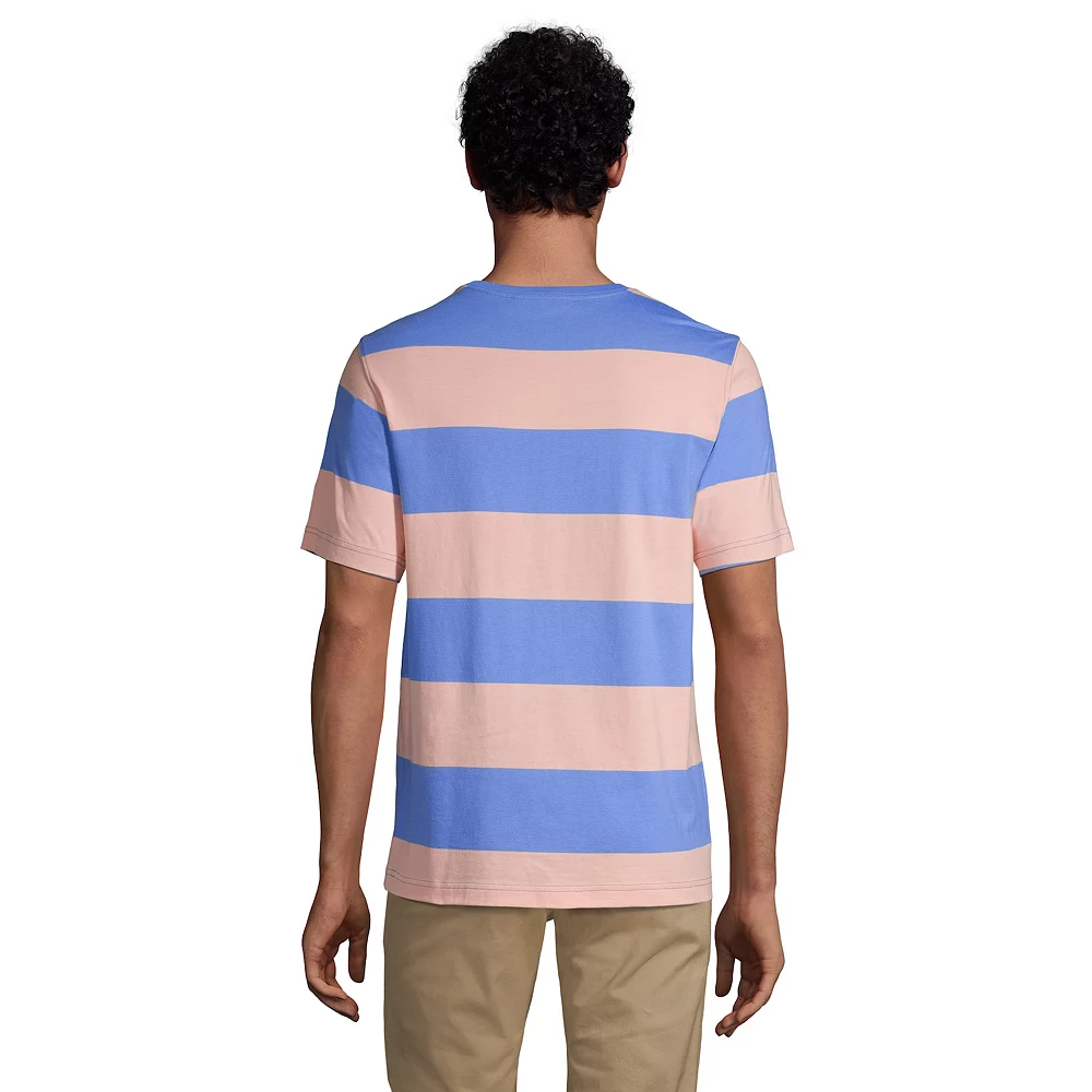 Men's Lands' End Super-T Striped Tee - Image 3