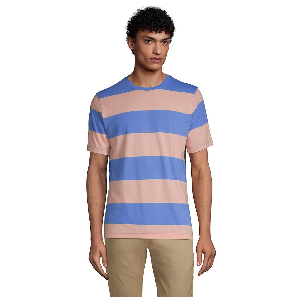 Men's Lands' End Super-T Striped Tee