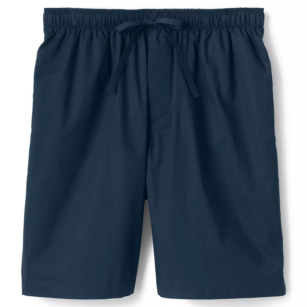 Men's Lands' End Broadcloth Pajama Sleep Shorts - Image 2
