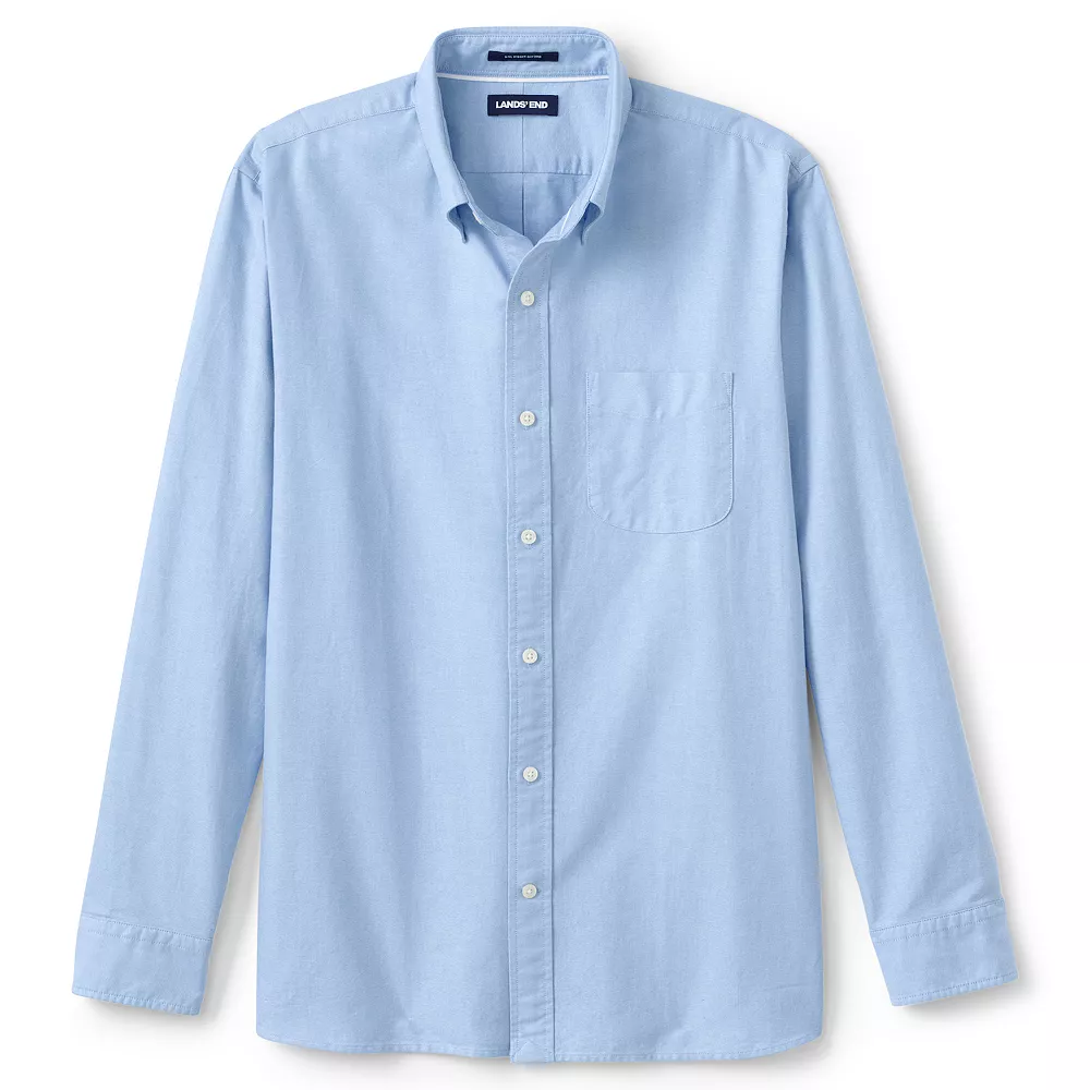 Big & Tall Lands' End Sail Rigger Oxford Button-Down Shirt