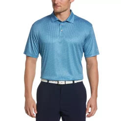 Men's Grand Slam Mini-Houndstooth Polo