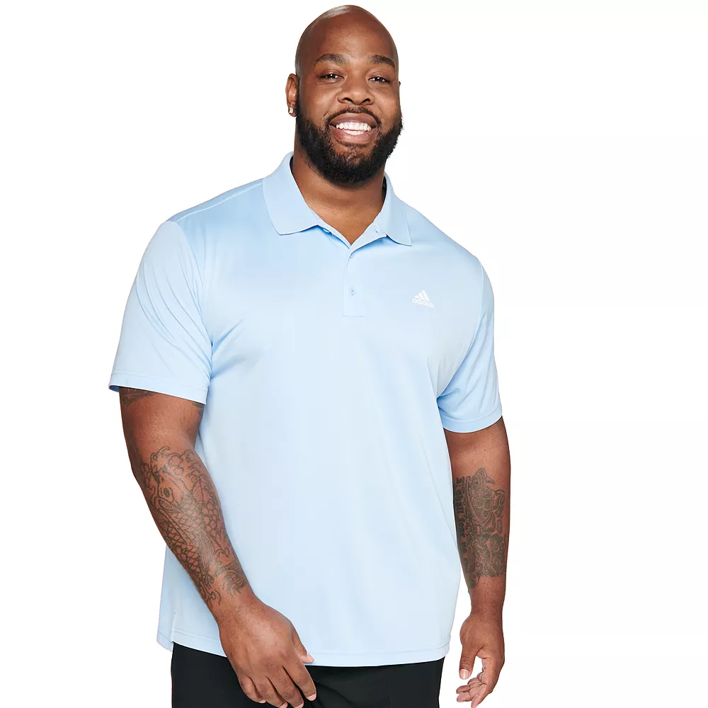 Big & Tall adidas climalite Performance Golf Polo - Image 9