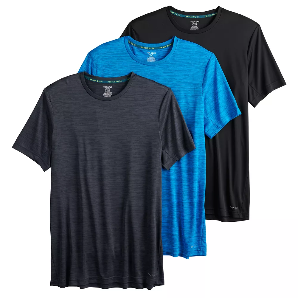 Big & Tall Tek Gear® 3-Pack Dry Tek Tees - Image 7