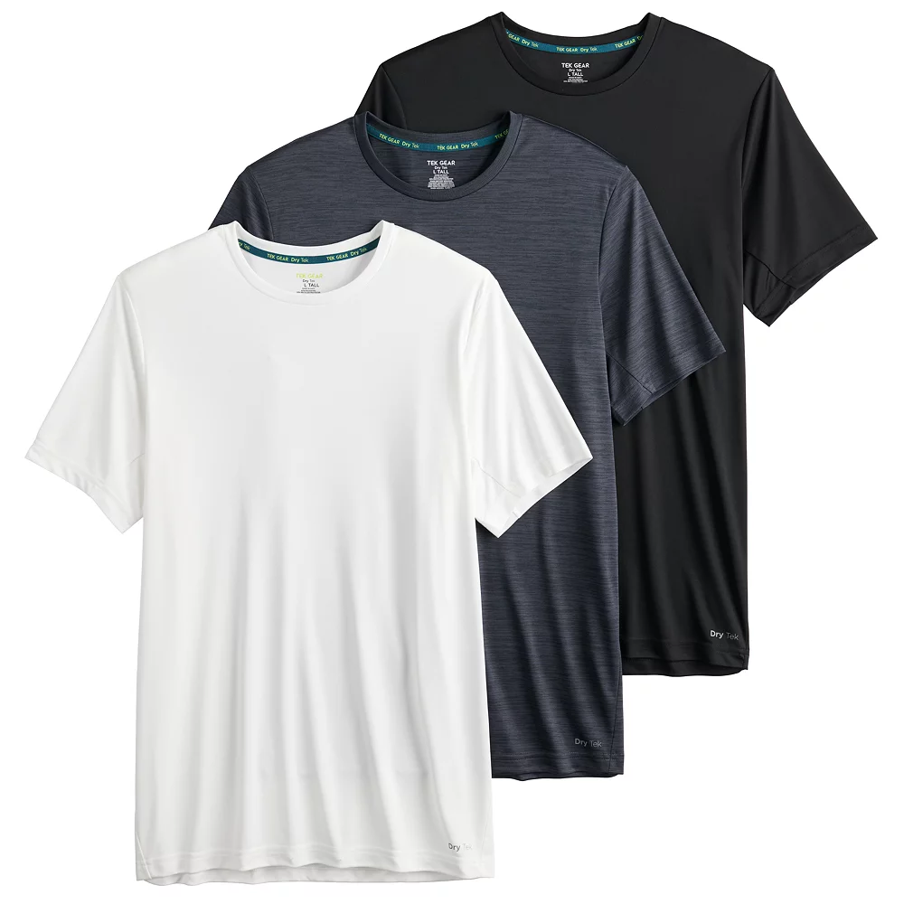 Big & Tall Tek Gear® 3-Pack Dry Tek Tees - Image 6