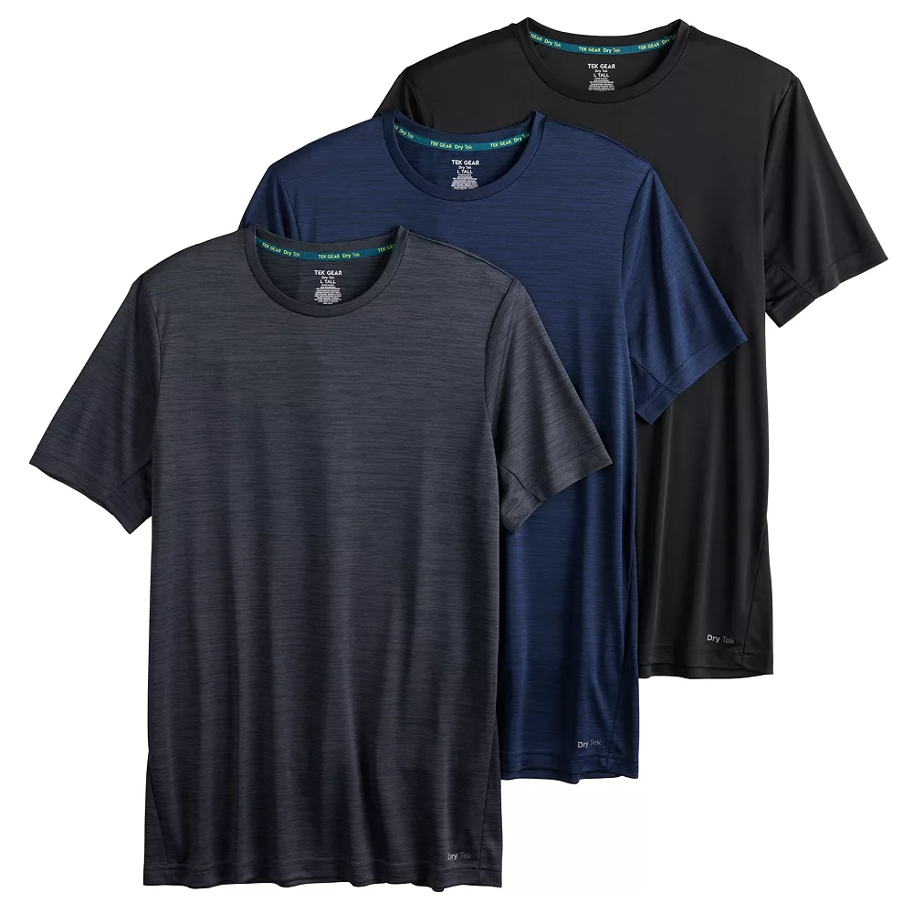 Big & Tall Tek Gear® 3-Pack Dry Tek Tees - Image 5