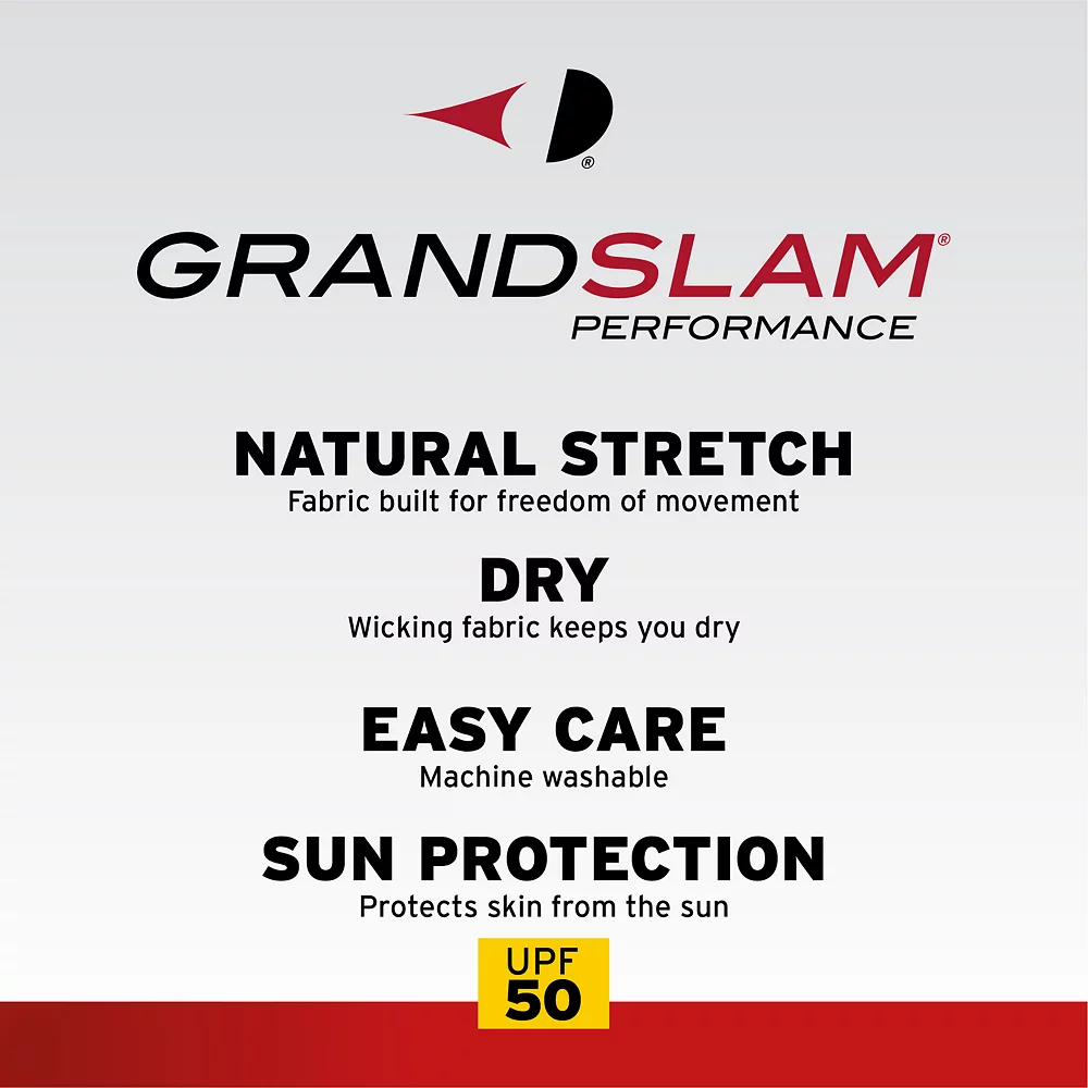 Big & Tall Grand Slam DriFlow Expandable Waistband Golf Shorts - Image 5