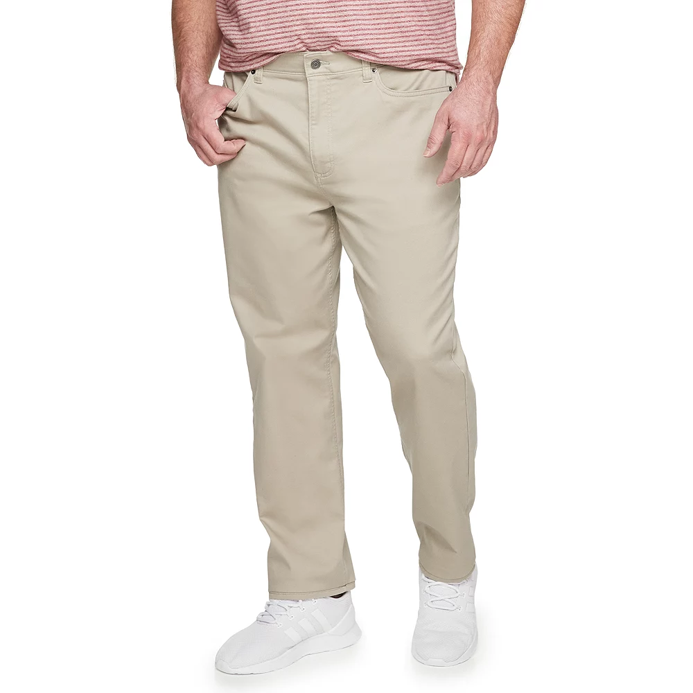 Men’s Big & Tall Sonoma Goods For Life® Regular-Fit 5-Pocket Everyday Pants - Image 2