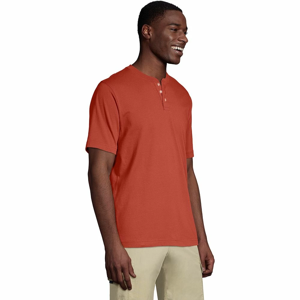 Men's Lands' End Classic-Fit Super-T Henley - Image 5