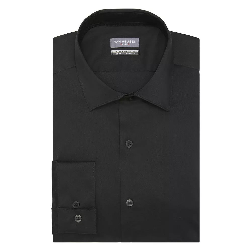 Men's Van Heusen Ultra Wrinkle-Free Slim-Fit Dress Shirt - Image 3