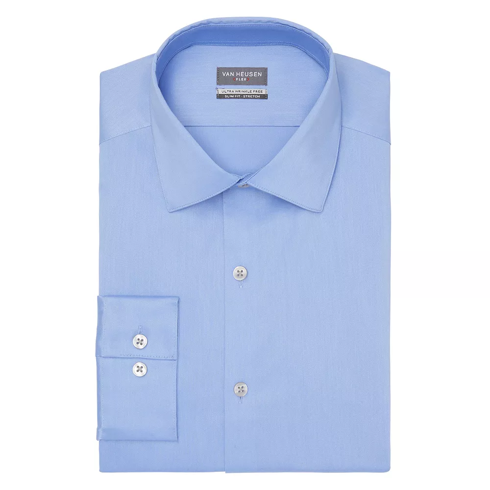 Men's Van Heusen Ultra Wrinkle-Free Slim-Fit Dress Shirt - Image 10