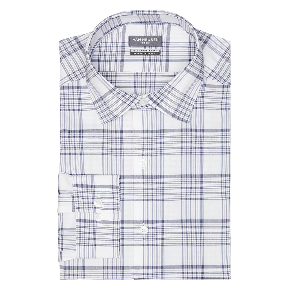 Men's Van Heusen Ultra Wrinkle-Free Slim-Fit Dress Shirt - Image 9