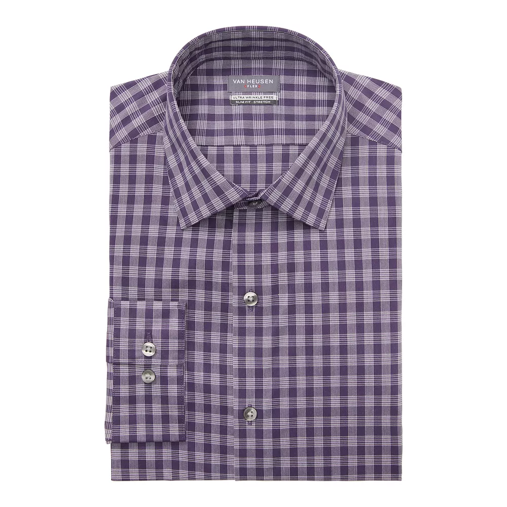 Men's Van Heusen Ultra Wrinkle-Free Slim-Fit Dress Shirt - Image 11