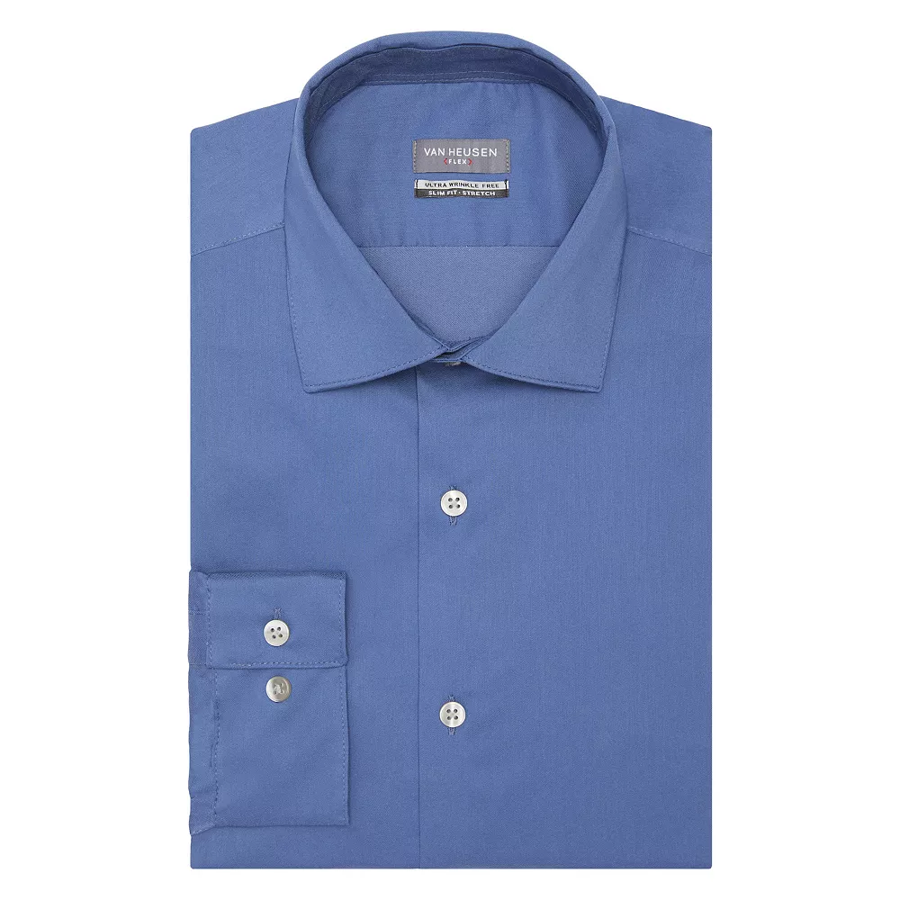 Men's Van Heusen Ultra Wrinkle-Free Slim-Fit Dress Shirt - Image 6