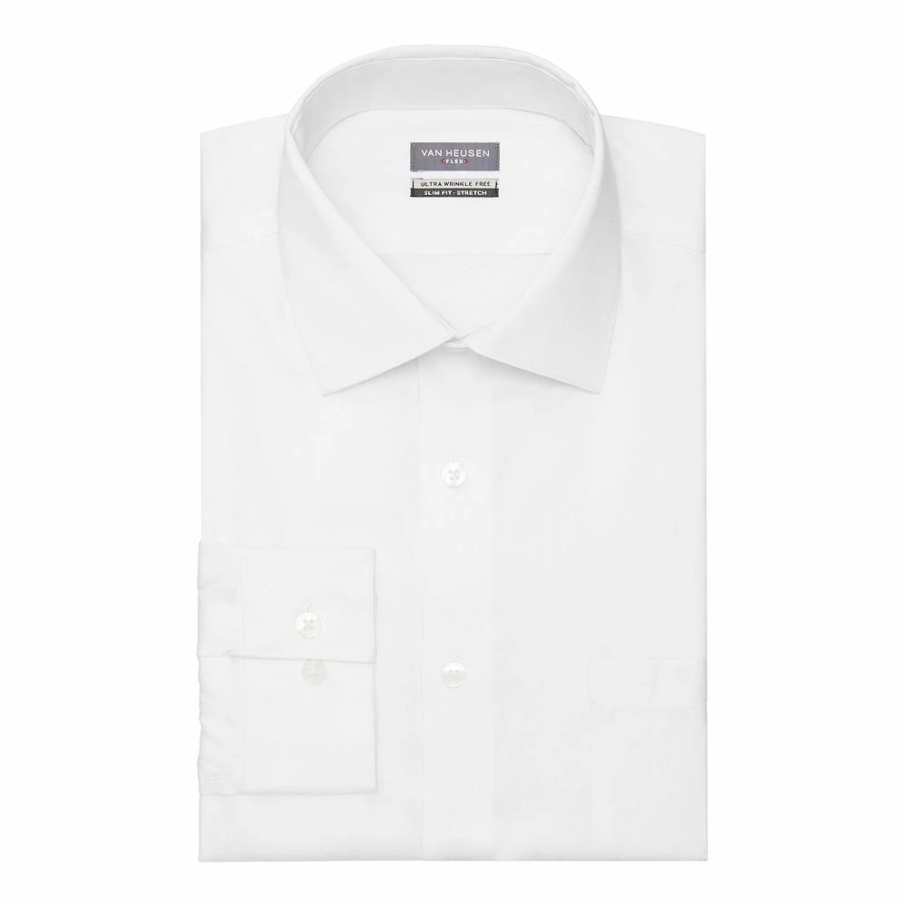 Men's Van Heusen Ultra Wrinkle-Free Slim-Fit Dress Shirt - Image 4