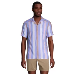 Men's Lands' End Traditional-Fit Hawaiian Button-Down Shirt
