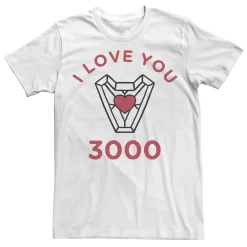 Men's Marvel Iron Man I Love You 3000 Arc Reactor Tee