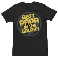 Big & Tall Star Wars Empire "Best Papa In The Galaxy" Tee