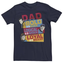 Big & Tall Star Trek Original Series Dad You Are Bold Tee