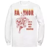 Men's Marvel Fa-Thor Like A Dad Only Mightier Retro Father's Day Tee