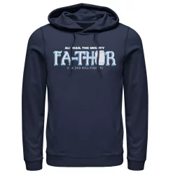 Men's Marvel Hail The Mighty Fa-Thor Simple Father's Day Hoodie