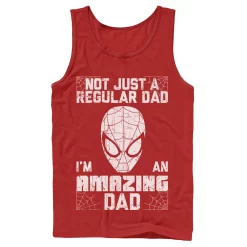 Men's Marvel Spider-Man Father's Day Not Regular Tank