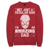 Men's Marvel Spider-Man Father's Day Not Regular Sweatshirt