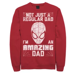 Men's Marvel Spider-Man Father's Day Not Regular Sweatshirt
