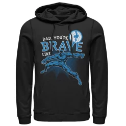 Men's Marvel Black Panther Brave Dad Father's Day Hoodie
