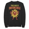 Men's Marvel Father's Day Retro Iron Man This Dad Is Invincible Sweatshirt