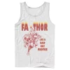 Men's Marvel Fa-Thor Like A Dad Only Mightier Retro Father's Day Tank