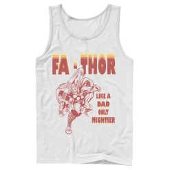 Men's Marvel Fa-Thor Like A Dad Only Mightier Retro Father's Day Tank