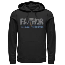 Men's Marvel Fa-Thor Like A Dad Only Mightier Doodle Father's Day Hoodie