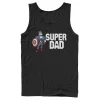 Men's Marvel Father's Day Captain America Super Dad Portrait Tank