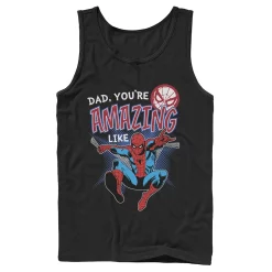 Men's Marvel Spider-Man Amazing Dad Father's Day Tank
