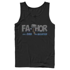 Men's Marvel Fa-Thor Like A Dad Only Mightier Doodle Father's Day Tank