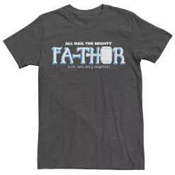 Men's Marvel Hail The Mighty Fa-Thor Simple Father's Day Tee