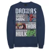 Men's Marvel Spider-Man Thor Hulk Dad You Are As Panels Sweatshirt